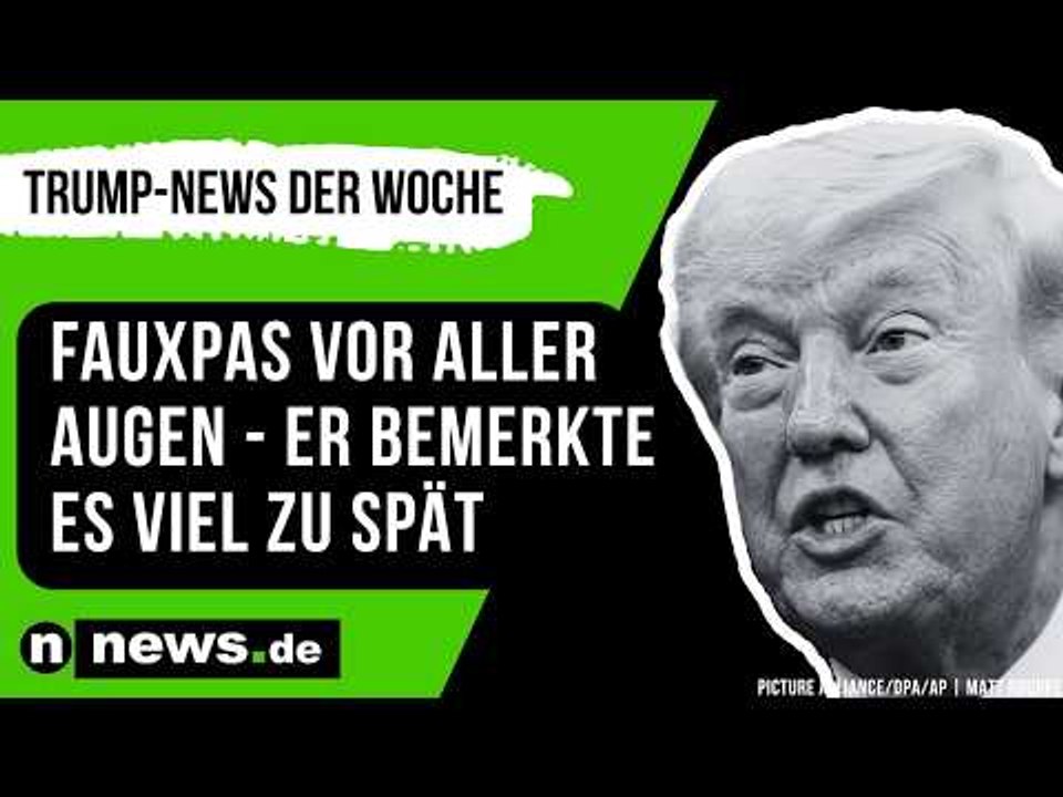 Donald Trump: Königlicher Fauxpas vor aller Augen - er bemerkte es viel zu spät