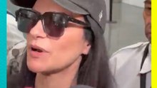 Laura Pausini llega a CDMX para su concierto y habla de su salud