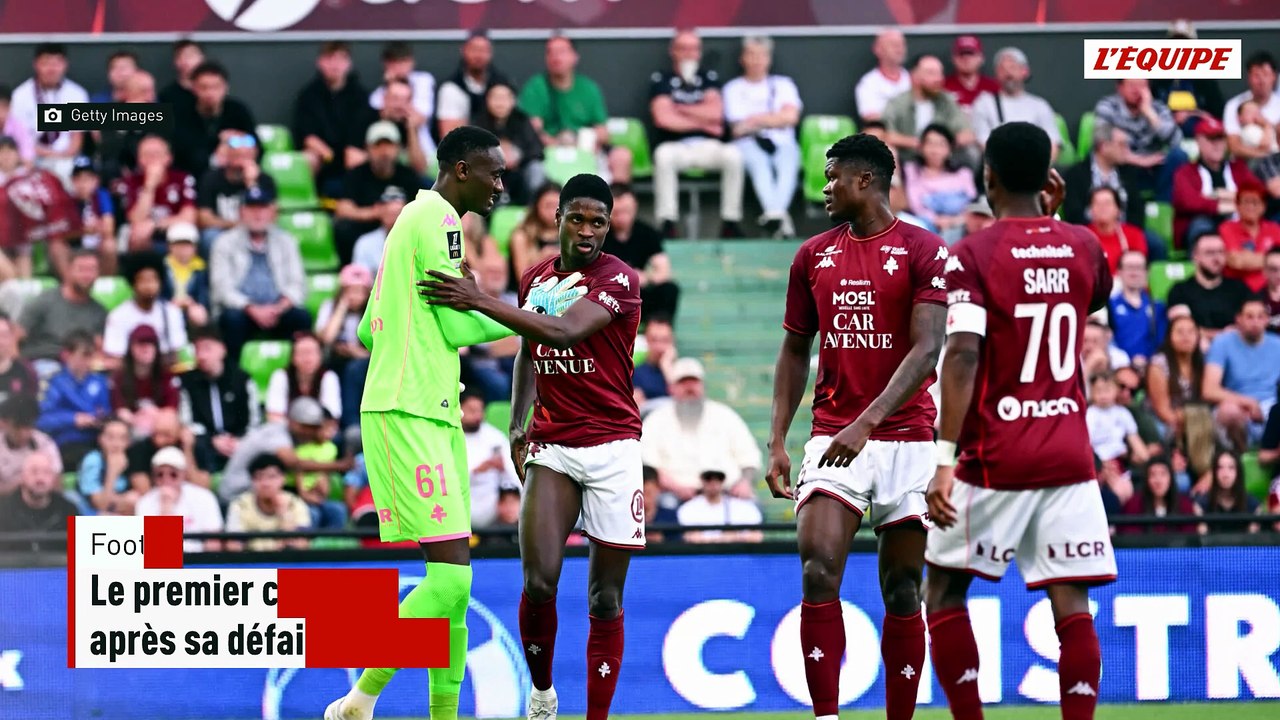 Le premier club relégué en Ligue 2 est connu : Metz retrouve l'étage inférieur - Foot - Ligue 1