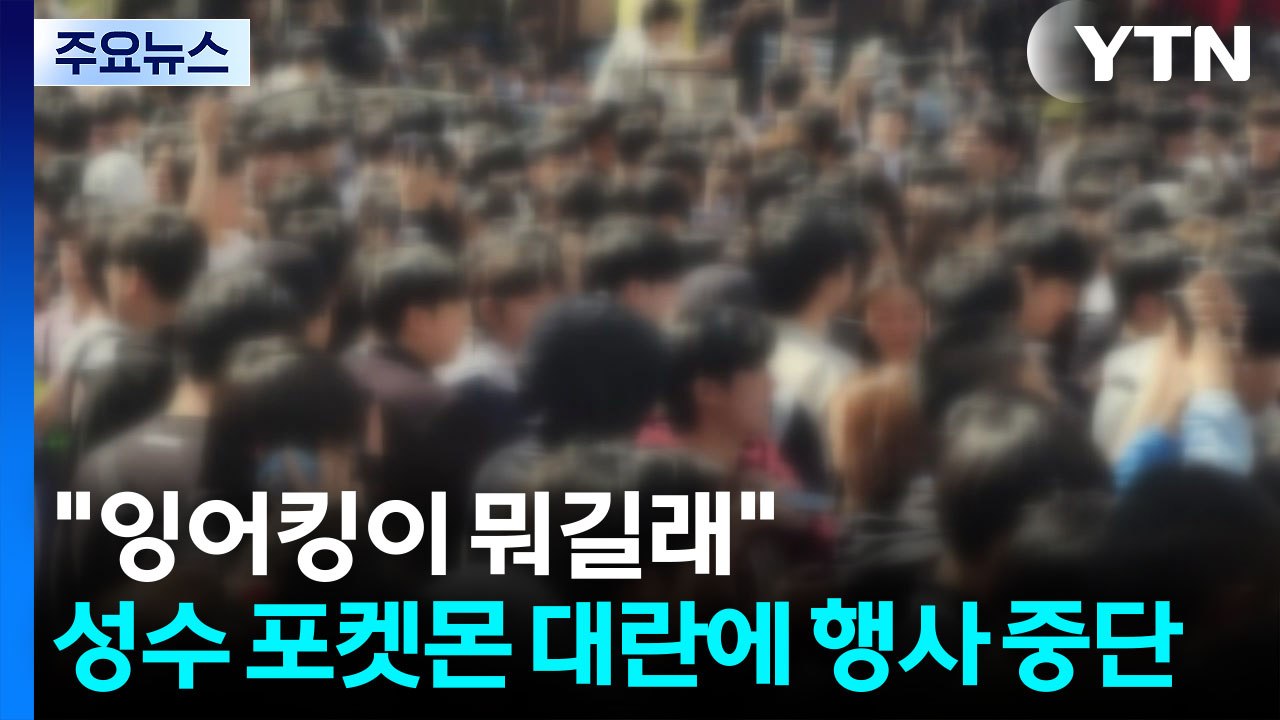 "잉어킹이 뭐길래"...성수동 '포켓몬 대란'에 행사 중단 / YTN