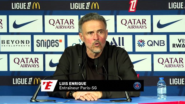 Luis Enrique, entraîneur du PSG : « On avait besoin des trois points » face à Lorient - Foot - Ligue 1 - PSG
