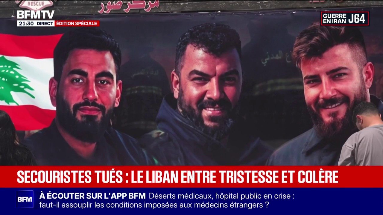 Au Sud-Liban, un hommage a été rendu aux trois membres de la défense civile décédés