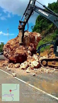 MOPC interviene de manera inmediata deslizamientos en tramo Majagual de la carretera Juan Pablo II