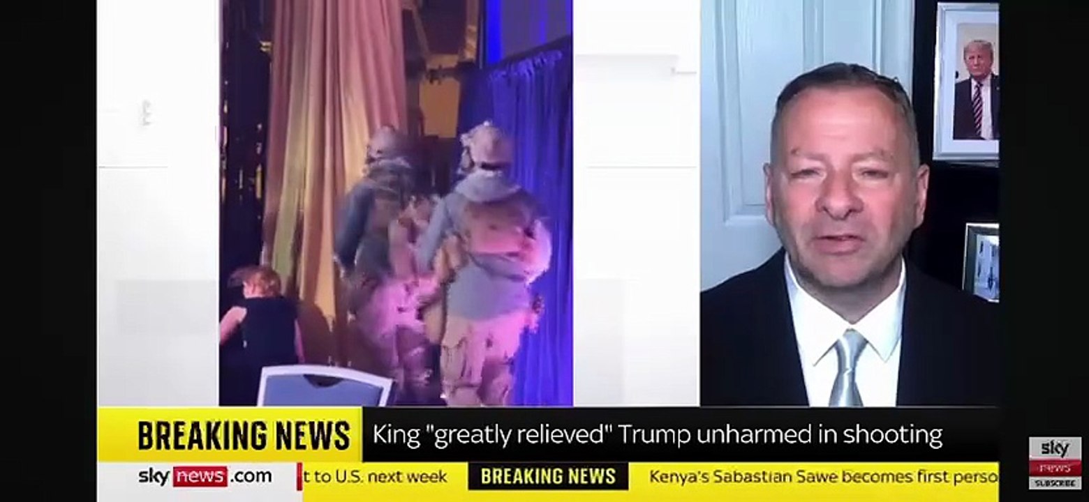 Barry Donadio Secret Service Saves Trump P2 Sky News April 27th 2026