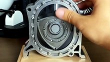 Metal Four-Stroke Wankel Rotatory Functional Engine Model