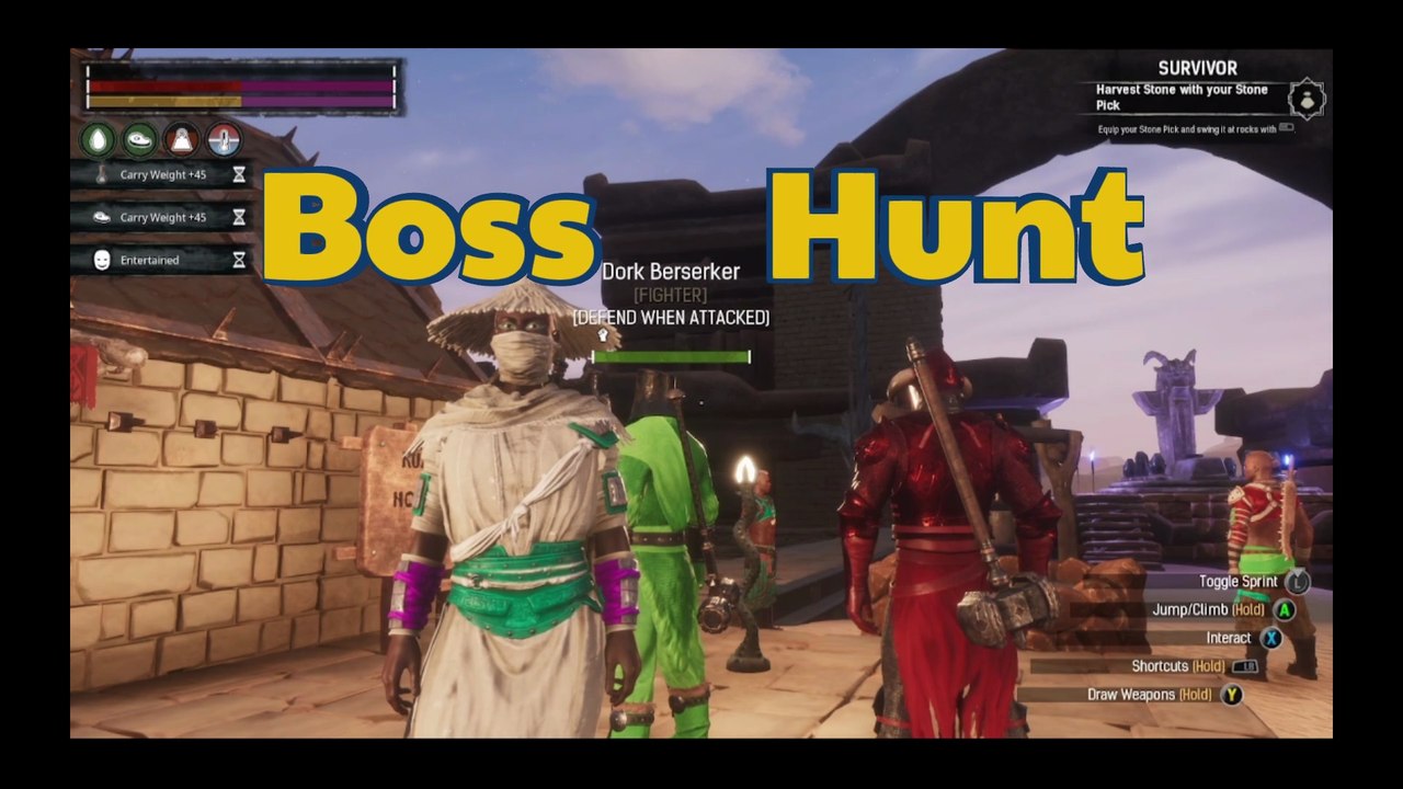 Conan Exiles boss hunt