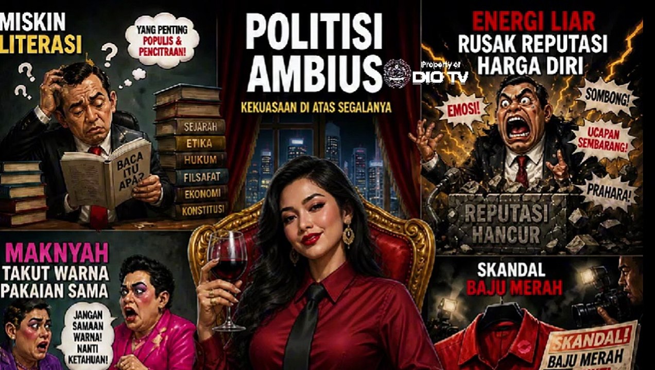 Skandal Baju Merah Ambisius Miskin Literasi Energi Liar Rusak Reputasi Harga Diri Perebutan Kursi PAW DPRD Provinsi