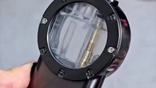 Transparent Window Inflatable Dual Fire Conversion Portable Lighter