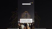 Veja show de drones na abertura do show de Shakira no Rio #shorts