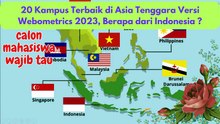 20 Kampus Terbaik di Asia Tenggara Versi Webometrics 2023, Berapa dari Indonesia