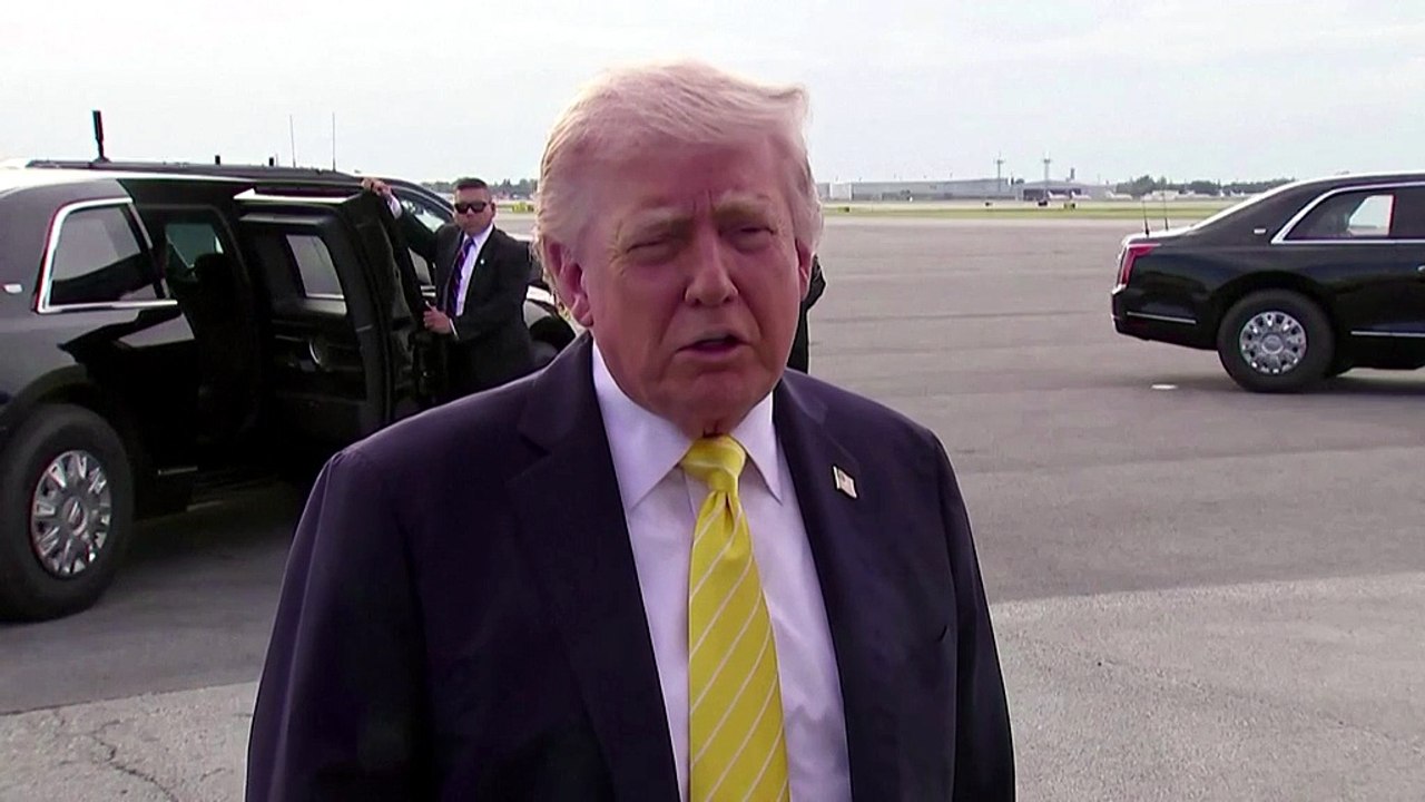 Watch: Trump says Iran military action remains possible
