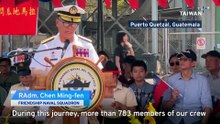 Taiwan Naval Squadron Docks in Ally Guatemala