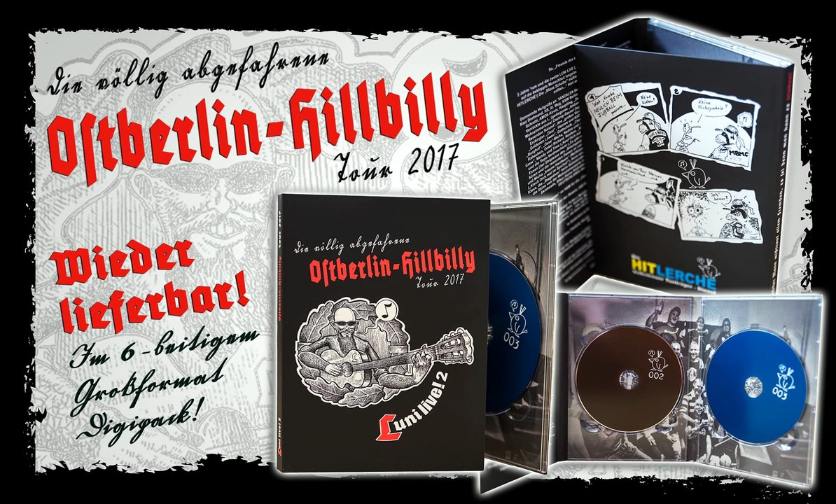 Die Lunikoff Verschwörung - Die völlig abgefahrene Ostberlin-Hillbilly Tour 2017