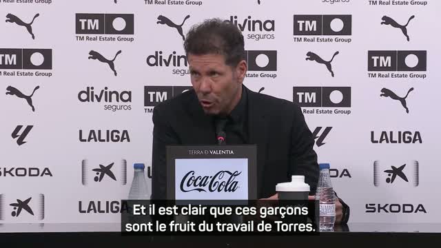 Atlético - Les jeunes du centre de formation donnent la victoire, Simeone félicite Fernando Torres