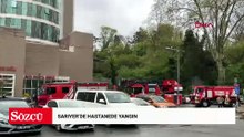 Sarıyer'de hastanede yangın
