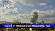 Serangan Udara Israel di Lebanon Selatan Tewaskan 6 Orang, Total Korban Tembus 2.600