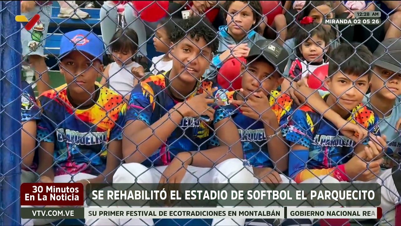Miranda | Autoridades nacionales rehabilitaron el estadio de softbol "El Parquecito" en Petare