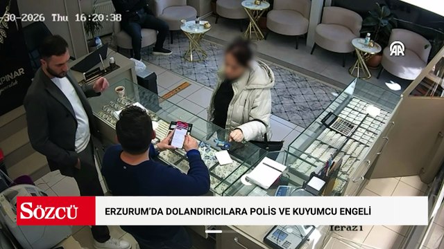 Erzurumlu çift, polisin hızlı refleksi ve kuyumcunun dikkati sayesinde dolandırılmaktan kurtuldu