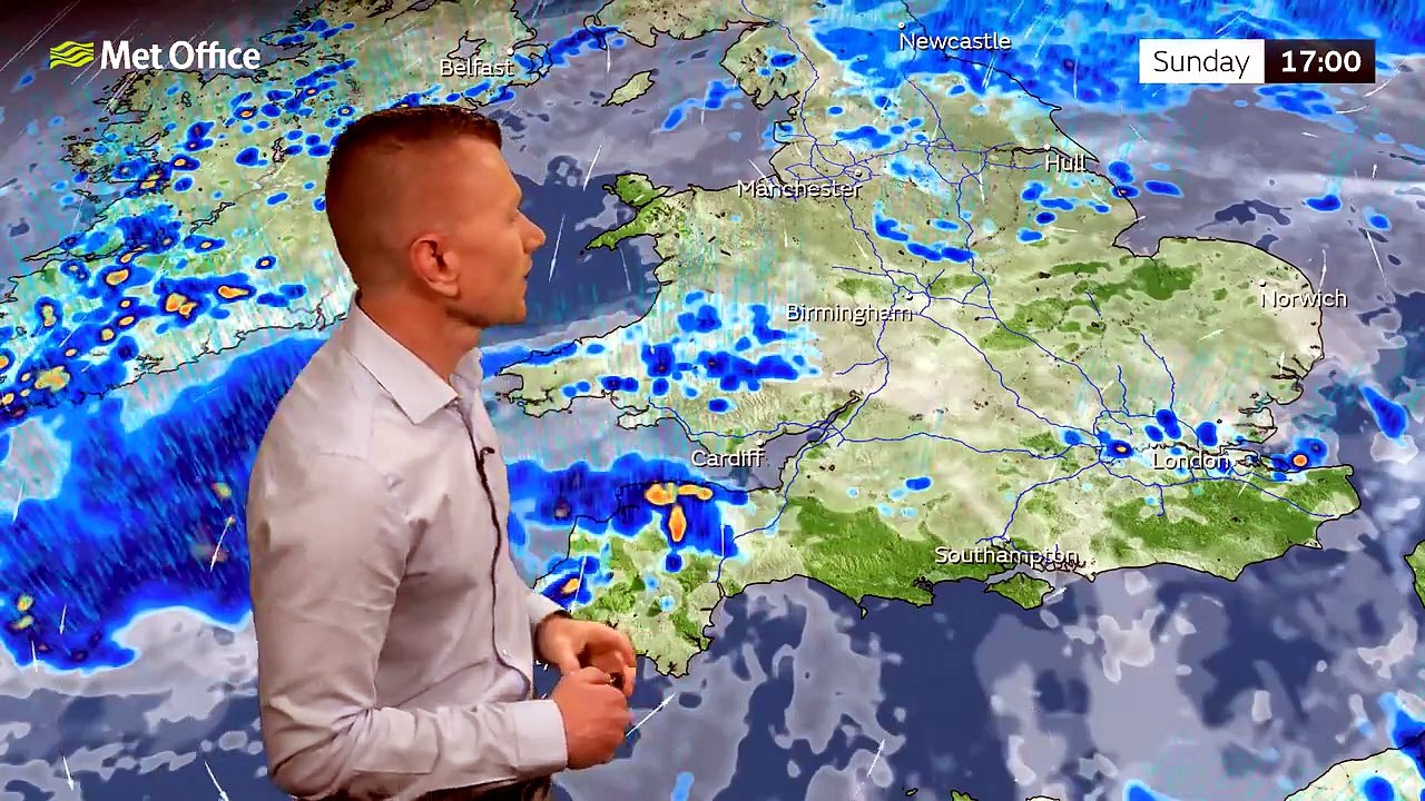 Met Office Sunday Afternoon Weather Forecast 03/05/2026