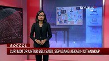 Pasangan Kekasih Pencuri Motor Ditangkap, Uang Dipakai Beli Sabu dan Judi Online | BORGOL