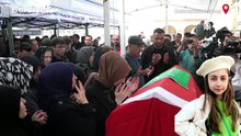 Almina Ağaoğlu'nun cenazesi, düzenlenen törenle toprağa verildi