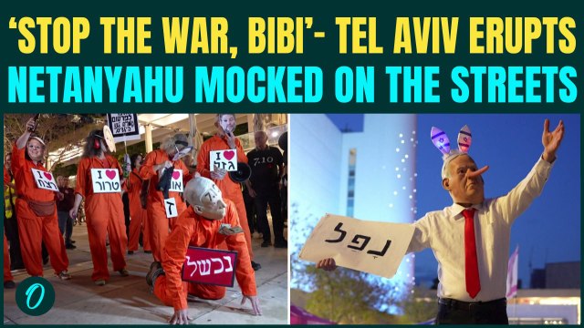 ‘Netanyahu, GET OUT’: Israelis FLOOD Tel Aviv Against ‘WAR-ADDICT’ Netanyahu, Demand END Of Iran War