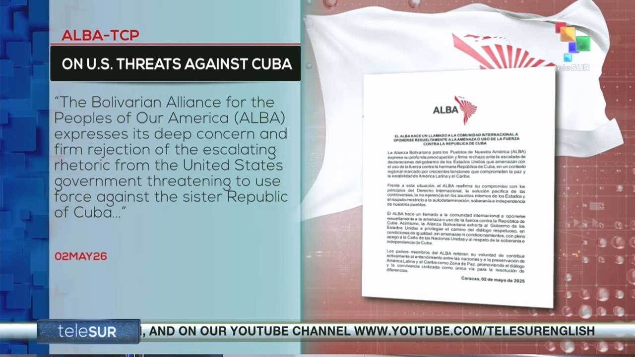 ALBA-TCP on U.S threats against Cuba