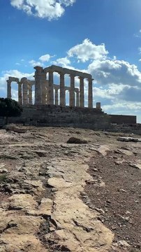 To βίντεο της Μαρίας Αντωνά από το Σούνιο