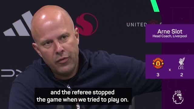 Decisions have gone against Liverpool in every game - Slot