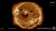Spacecraft Sees The Sun's 'Sinister Smile' Just In Time For Halloween