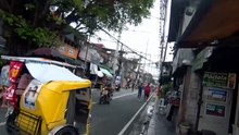 Ordinary Afternoon on Pasig Line Street in Manila City in the Philippines