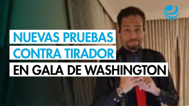 Nuevas pruebas contra tirador en gala a la que asistió Trump, según fiscal