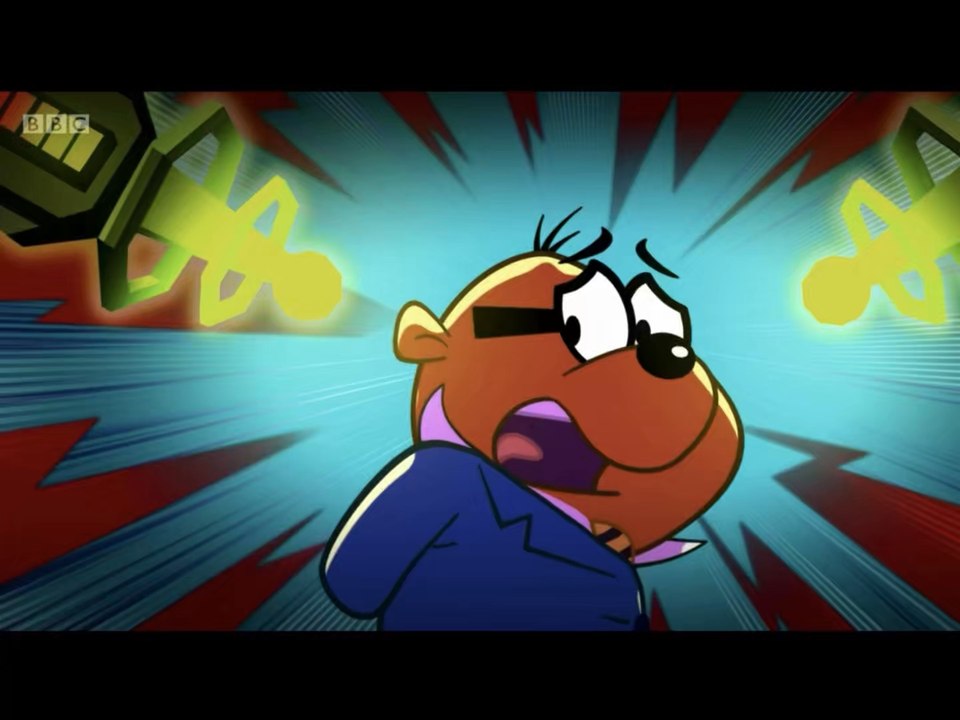 Small snippet of an unused version of Spend It All which included Danger Mouse!
