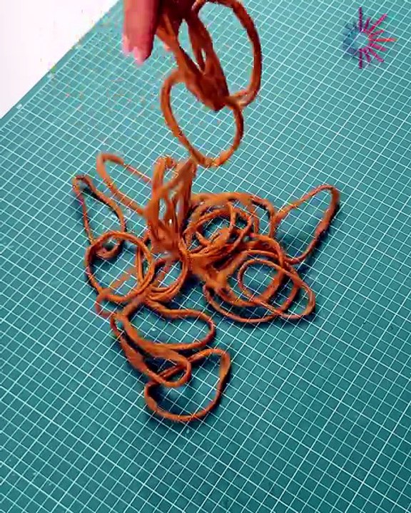 Turn tights into endless hair ties