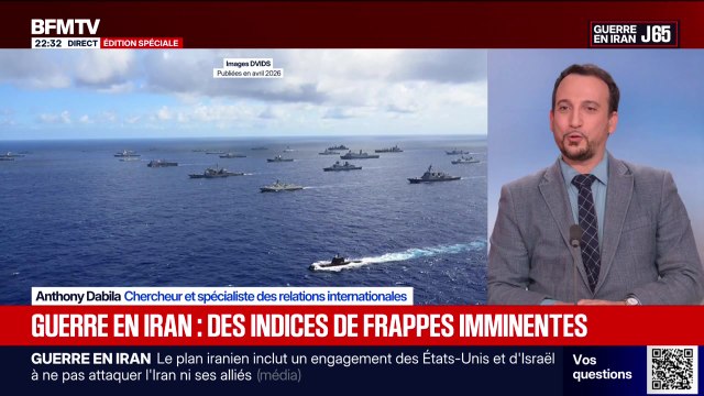 Guerre en Iran : des indices de frappes imminentes - 03/05