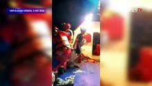 Detik-Detik Damkar Evakuasi 8 Penumpang dari Kapal Rusak di Tengah Laut Perairan Kepulauan Seribu