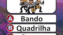 Qual é o coletivo de ladrões? 🤔 #shorts #quiz #desafio
