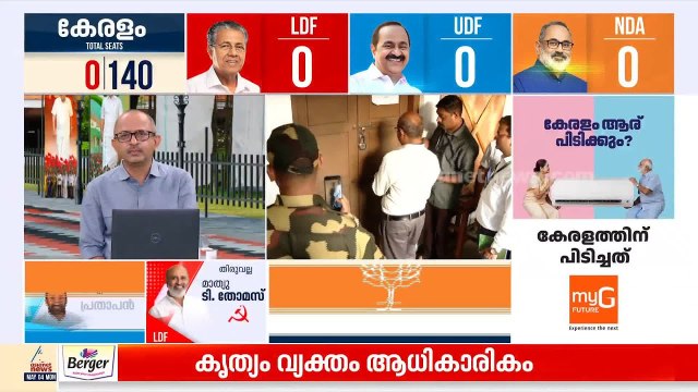 ആലുവയിലും സ്ട്രോങ്ങ് റൂം തുറന്നു; 5 മണ്ഡലങ്ങളിലെ വോട്ടെണ്ണൽ നടക്കുന്നത് ആലുവ യു.സി കോളേജിൽ