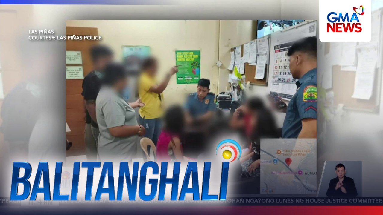 Mga menor de edad, nanggulo sa isang jeep sa Brgy. Almanza Uno; 7 sa kanila, nailigtas | Balitanghali