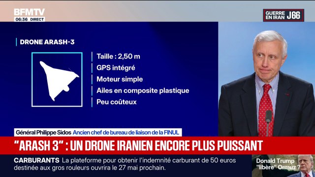 Guerre au Moyen-Orient: l'Iran assure avoir ajouté une nouvelle arme à son arsenal, le drone Arash 3