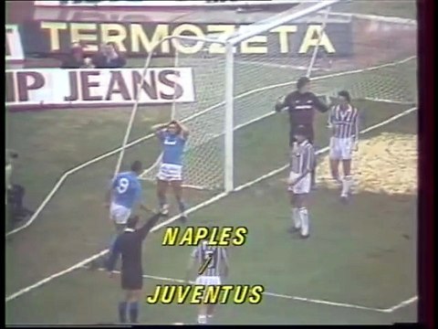 NAPLES - JUVENTUS TURIN - 1985 - SAISON 1985/1986 -
