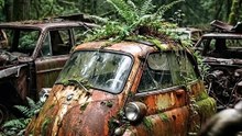 ASMR Deep Clean- Abandoned Tiny Bubble Car First Wash in Years 🧽