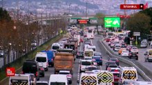 İstanbul'da haftanın ilk iş günü trafik yoğunluğu