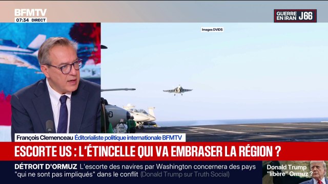 La marine américaine va escorter, à partir de ce lundi, des navires de pays tiers bloqués dans le Golfe à travers le détroit d'Ormuz