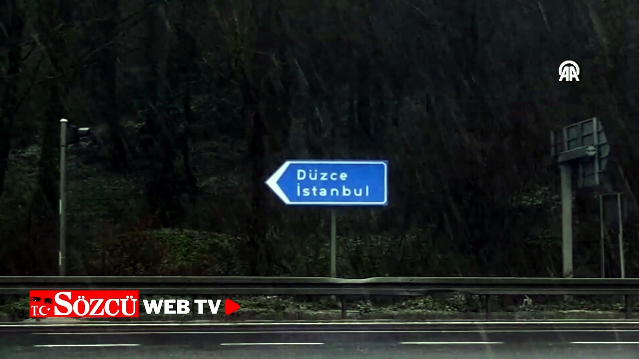Bolu Dağı'nda kar yağışı başladı