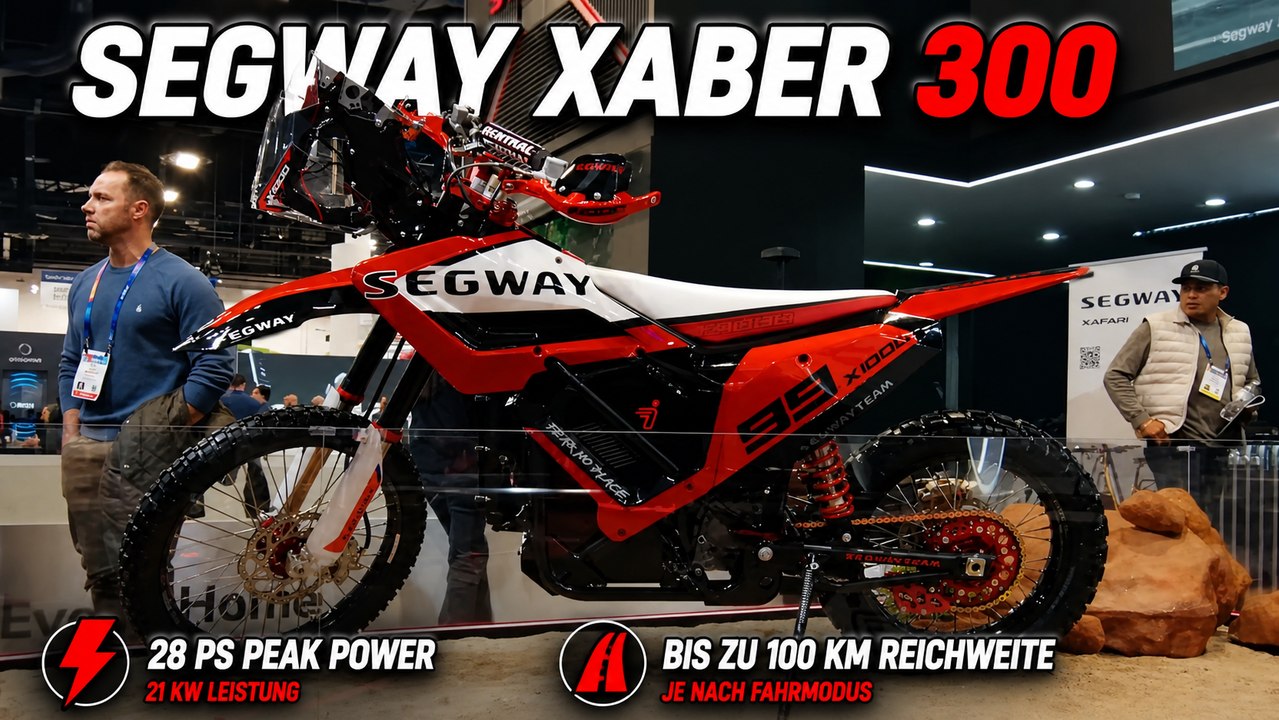 2026 Segway Xaber 300: Elektro-Dirt Bike fordert die Konkurrenz heraus