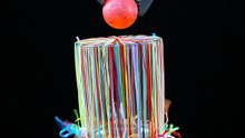 Red Hot Ball Vs Rubber band + hair colour + ice + meckup sponge + soap + poker cards + mayonnies + beby shampoo + plate + pepsi + cheez slice what will happend next ?