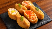 Japanese Tofu Pockets Get Colorful Toppings