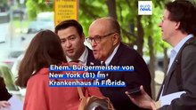 Giuliani in kritischem Zustand: Früherer New Yorker Bürgermeister im Krankenhaus