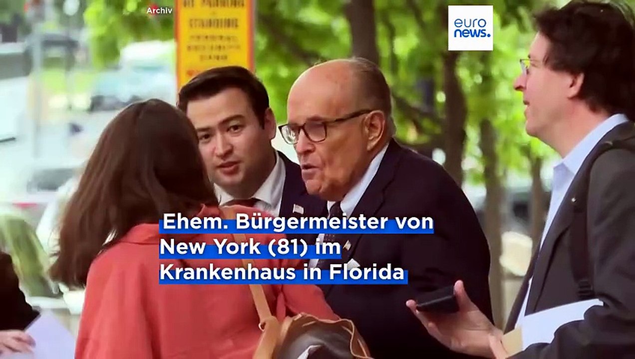 Giuliani in kritischem Zustand: Früherer New Yorker Bürgermeister im Krankenhaus